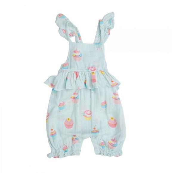 Angel Dear Cupcake Muslin Shortie Romper 6-12m - Picture 1 of 4